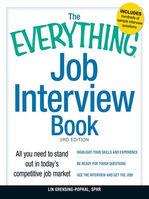 cover image of The Everything Job Interview Book